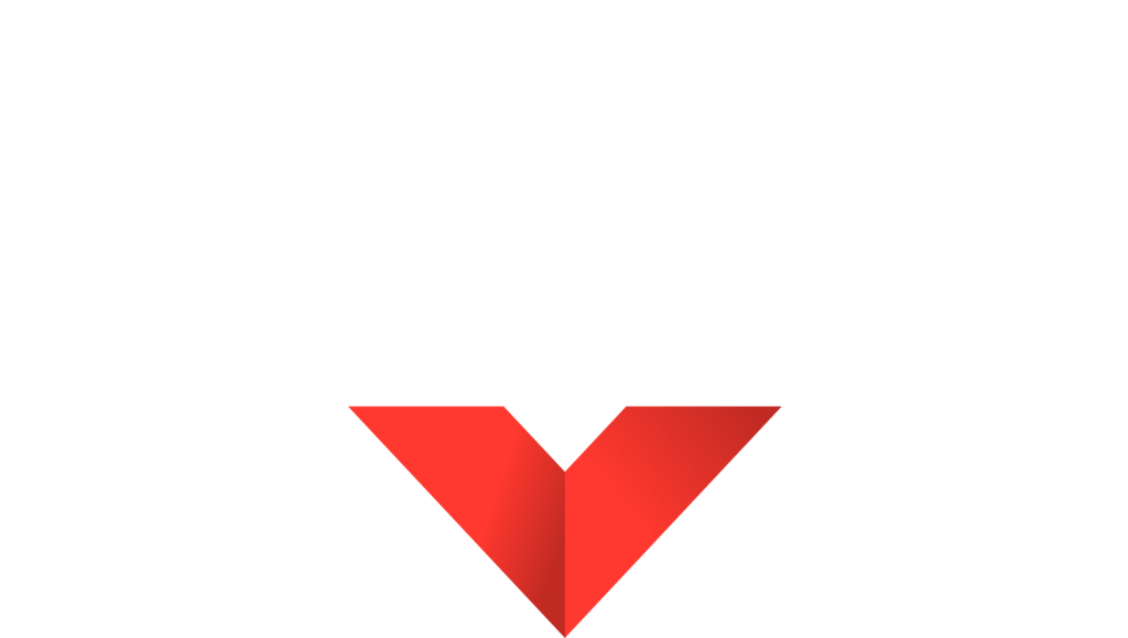 The official Dawn of Victory NFT game white logo