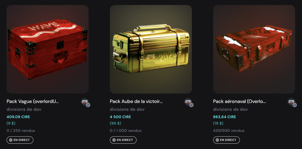 Offres packs